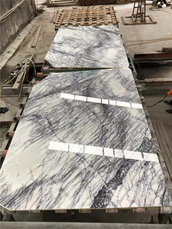 product high quality lily white marble slab flooring walling tile529-5