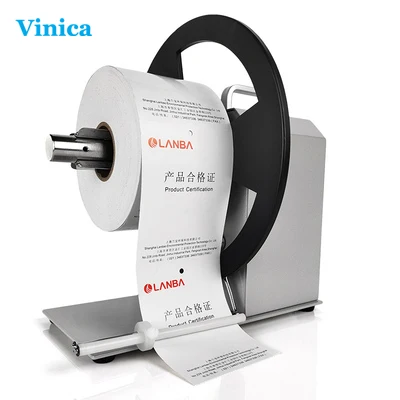 Electric Label with Label Auto Peel off and Rewind Rewind Stick Rewinder Machine