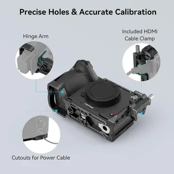 SmallRig Cage for Sony FX30 FX3 with Cable Clamp with Original XLR Handle - 4183 detail image
