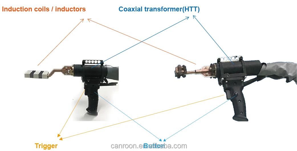 15kw Induction Heater Handheld Water Cooling Induction Heating Machine