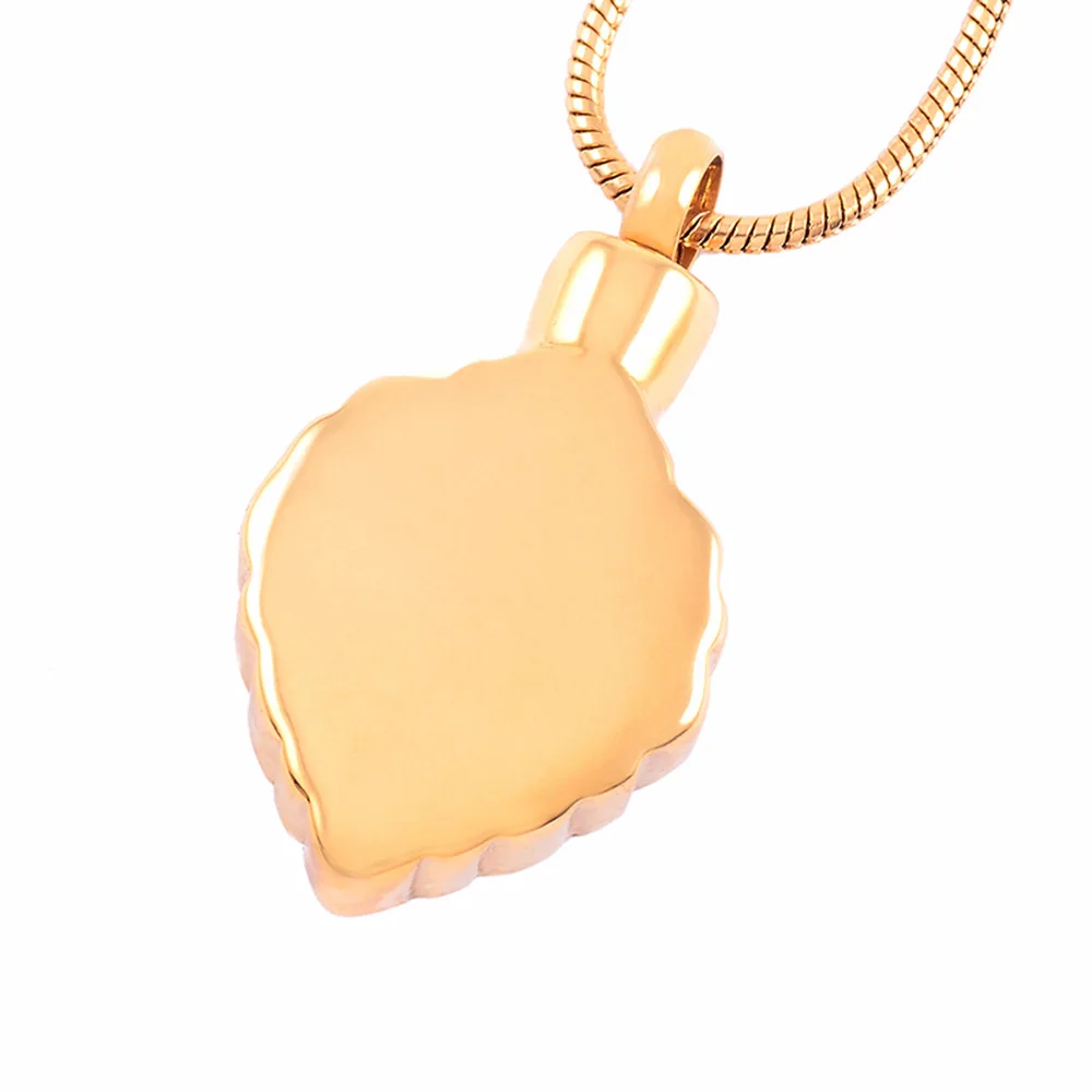 Cremation jewelry stainless steel urn with heart-shaped gemstone urn pendant with filling kit for cremation funeral