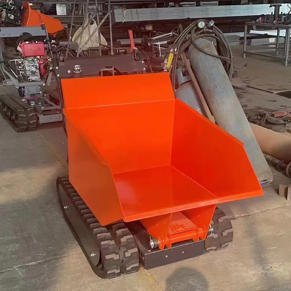 Loading Mini Dumper 800kg Tracked Loader For Manufacturing Plants - Buy ...