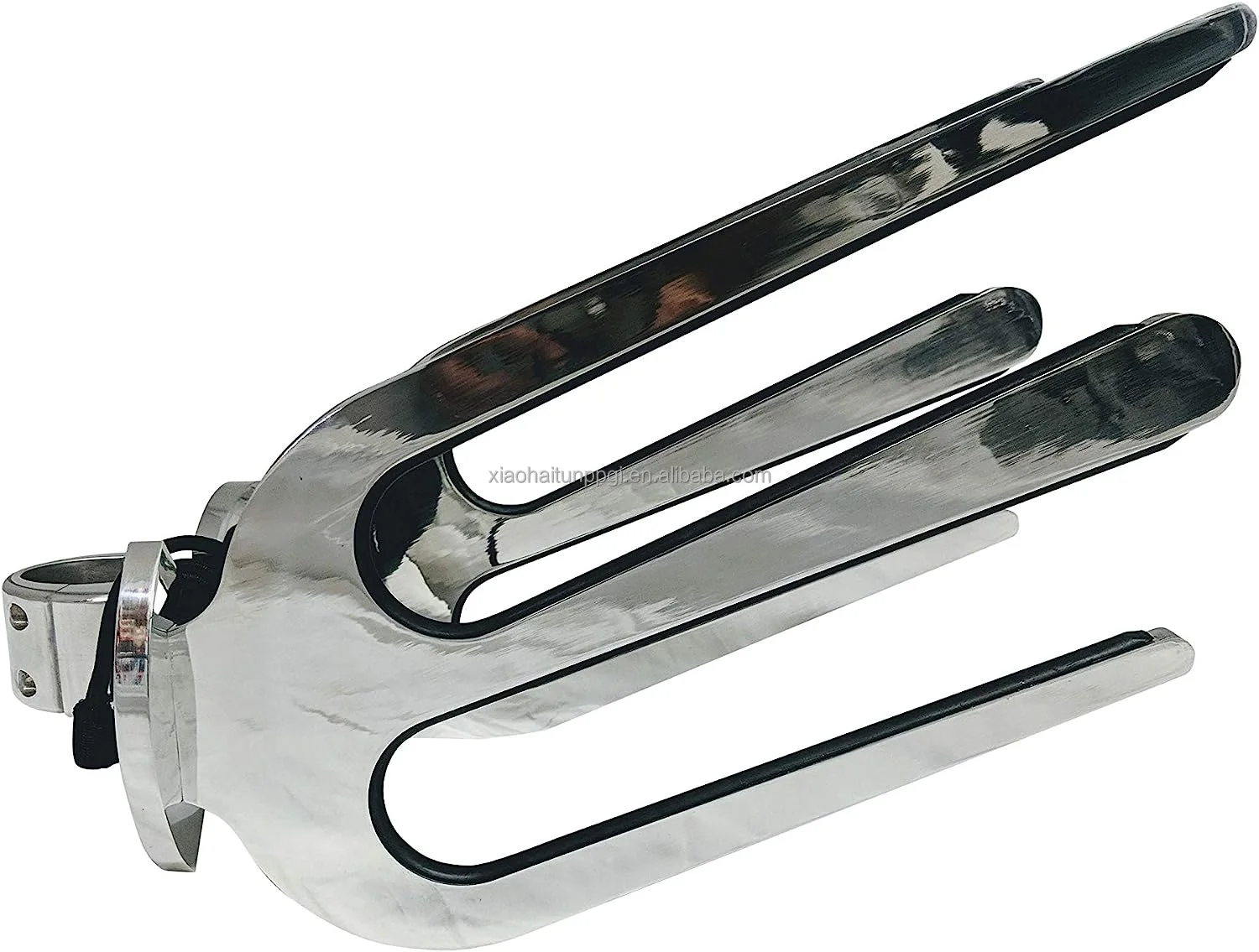 Little Dolphin Wakeboard Tower RACK & MIRROR Boat Board Holder Bracket Surfboard Anodized Yacht
