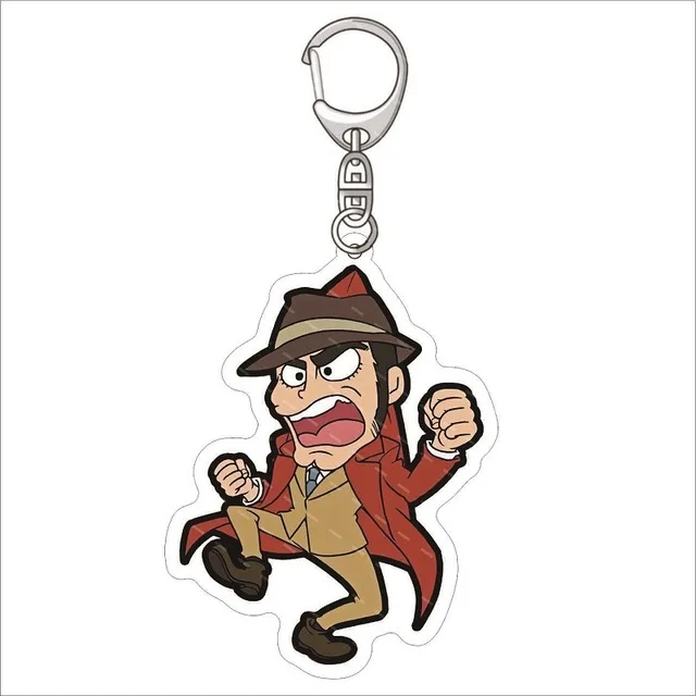 Lupin The Third - Chaveiro Banpresto - Pycal e Daisuke Jigen (2 bonecos de 4 cm de altura Lupin The Third - Chaveiro Banpresto - Pycal e Daisuke Jigen (2 bonecos de 4 cm de altura