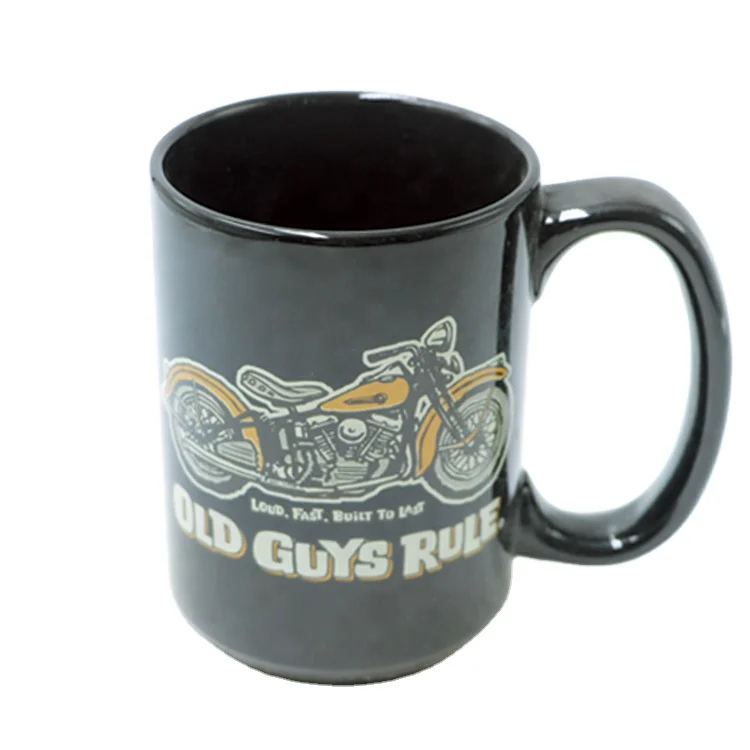 Fashion Design Customized Logo Glazed Colorful Stoneware Ceramic Coffee Mug for Promotional Gifts