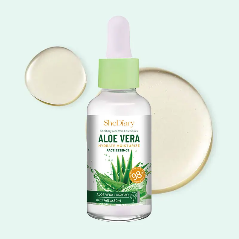 Suero facial blanqueador de aloe vera