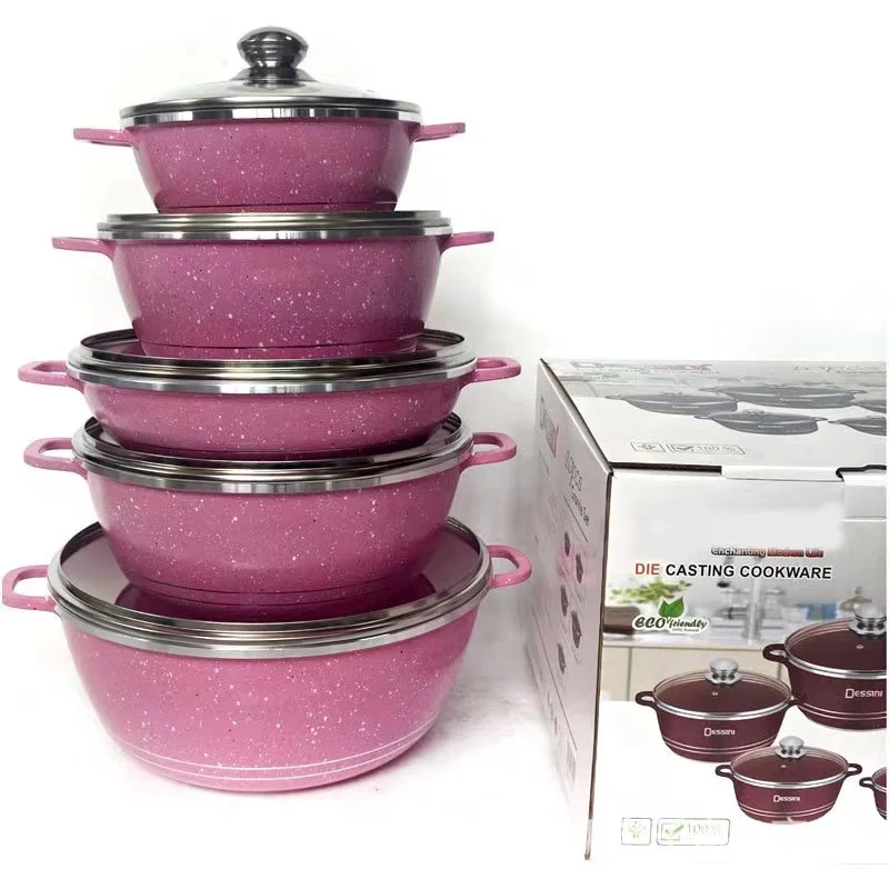 High Quality 10pcs Set Kitchen Cooking Pot Asian Zen Set Kitchen Cookware