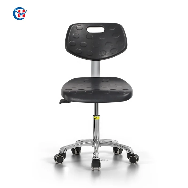 Laboratory Chairs Esd Lab Chair Pu Foam Antistatic Backrest Dustfree