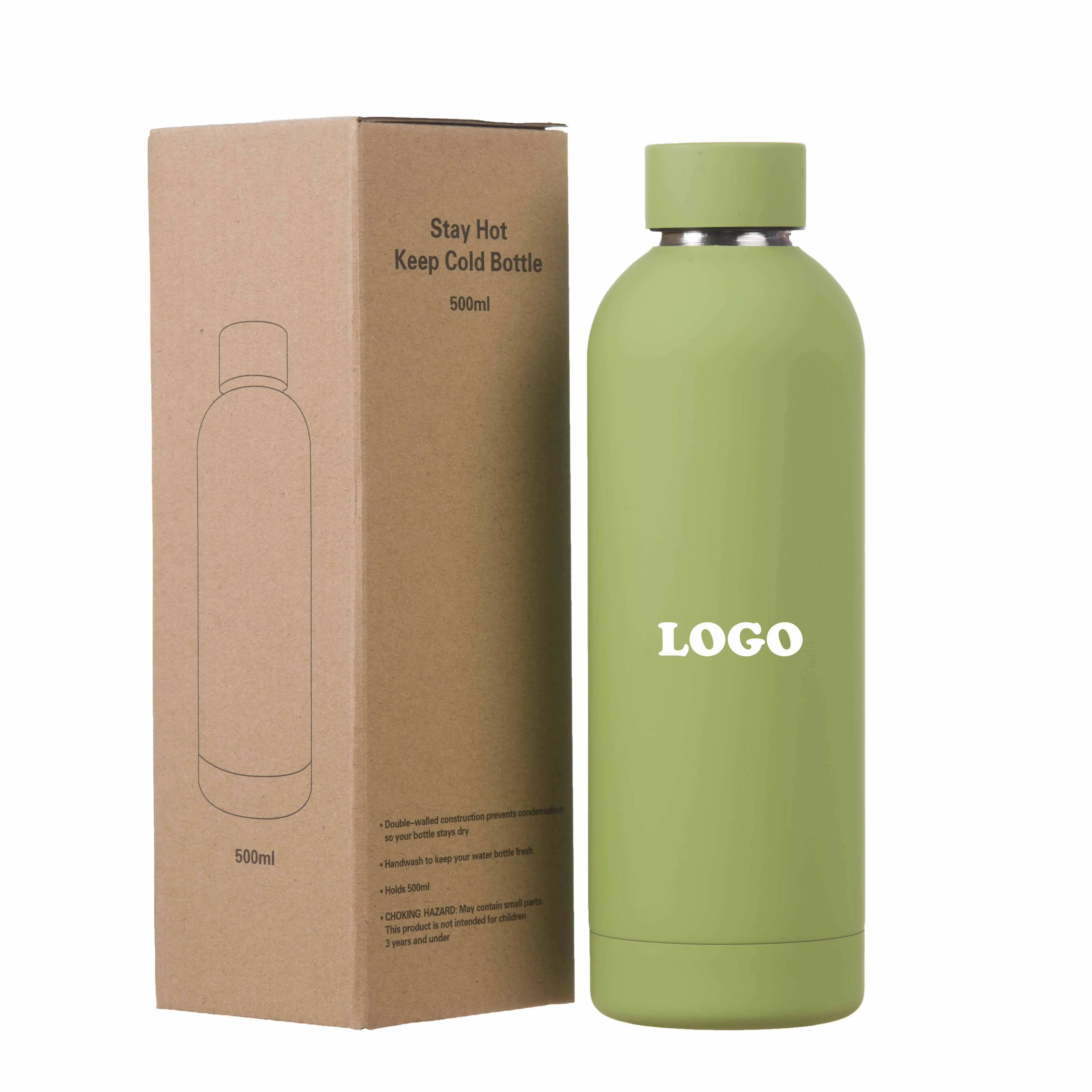 350ml 500ml 750ml 1000ml Thermos Eco Friendly Vacuum Metal Drink Bottle Stainless Steel Insulated Water Bottle with Custom logo
