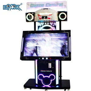 Coin-Operated 10-in-1 Arcade Video Game Machine Metal Dance Central Simulator for Party Entertainment Music & Dance Sports Style