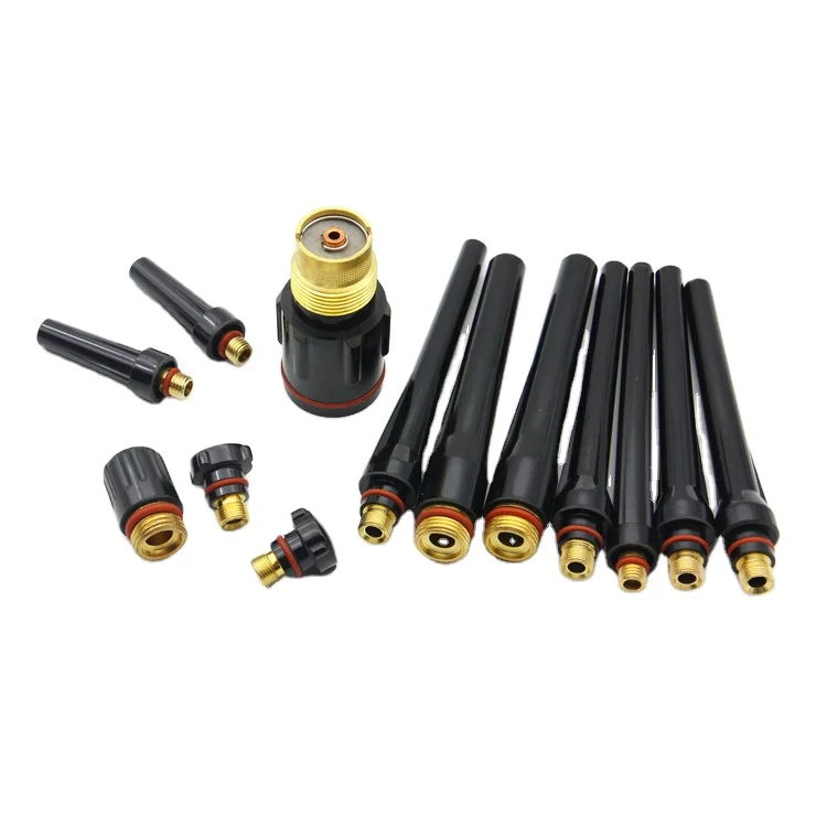 RIVERWELD TIG Back Cap Long 57Y02 57Y03 57Y04 Fit QQ300 PTA DB SR WP 17 18 26 TIG Torcia di saldatura (Assortiti 3 pz