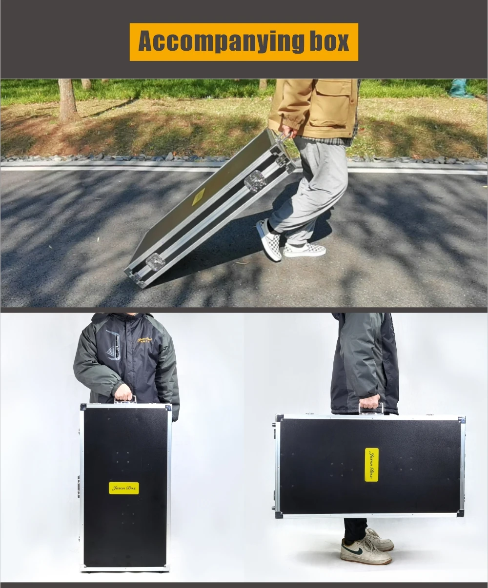 Schwarze Flache Box IGT-Modul Große Erweiterbare Faltbare Campingbox Mobile Outdoor-Station – Detail 5