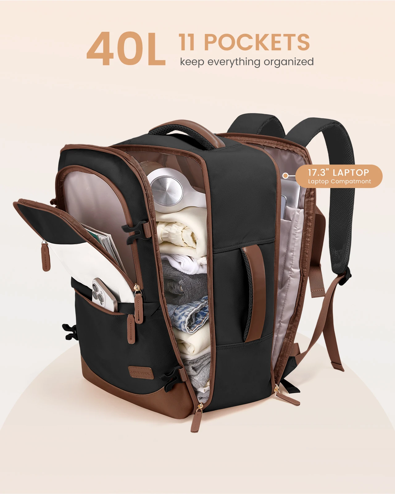 Lovevook Travel Backpack - Durable, Fashionable, and TSA  display picture 1