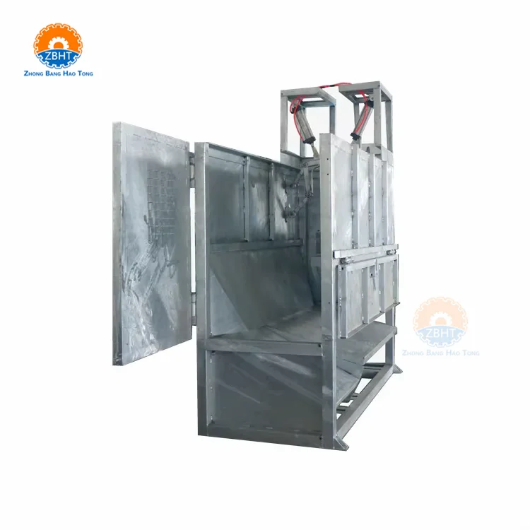 Pneumatic Type Cattle Reverse Kill Box Halal Killing Machine for Cattle Farm