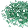 Green Reflective Fire Glass