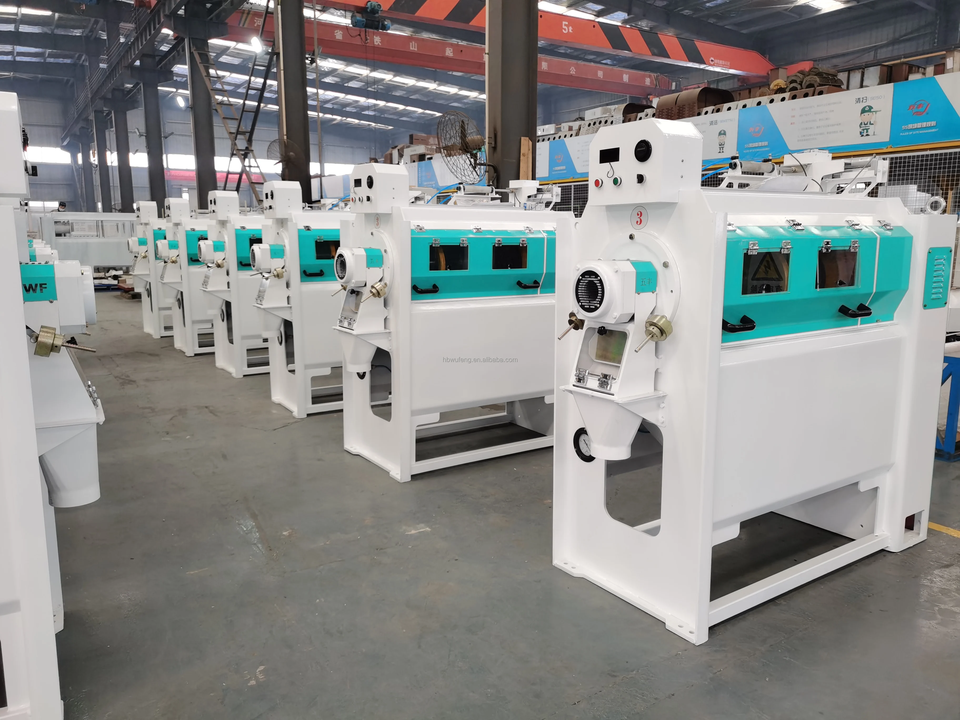 Automatic Rice Polisher Whitener Three Phase 4 6 8 Tph Fine Rice Low Temperature Rise Rice Whitener Price in 2024