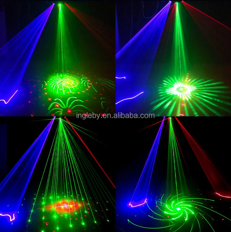 Dmx Control Laser Light Show Equipment Rgb Beam Effect Stage Lighting 4
