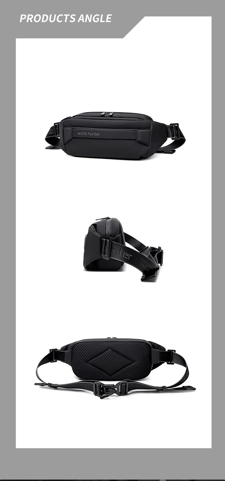 Arctic Hunter new arrival crossbody bag men anti-theft men sling bag shoulder bag Chest pack