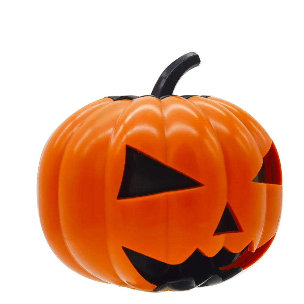 Pumpkin Party Decorations Gift Box Chewing Gum Jelly Bean Gummy Candy Dispenser for Halloween Festivals Jar Holder Storage