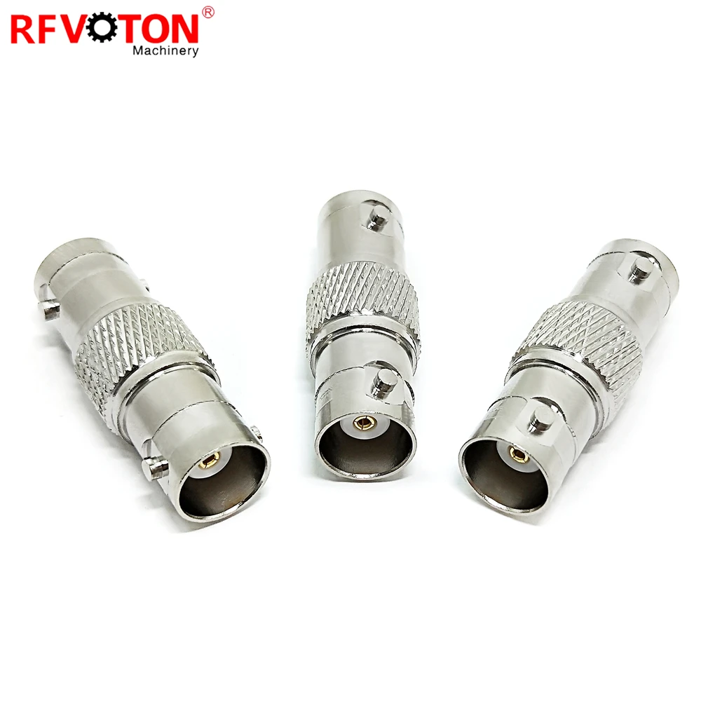 BNC Female Jack to Female Jack Copper Screw Straight Connector CCTV Coax RF Coupler Adapter for System CCTV Camera 12v dc motor manufacture