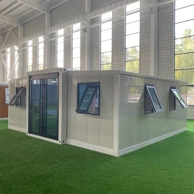 Economic Mobile Modular Flat Pack Prefabricated Container House Fast Install Portable Folding with Steel Sandwich Panel Material