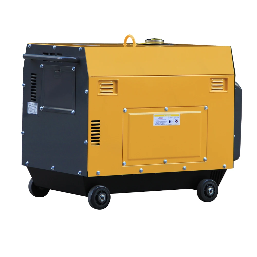TAVAS 5KVA Silent Diesel Generator With 5KW Alternator Three Phase 50Hz Single-Cold Copper Radiator Direct Current Output