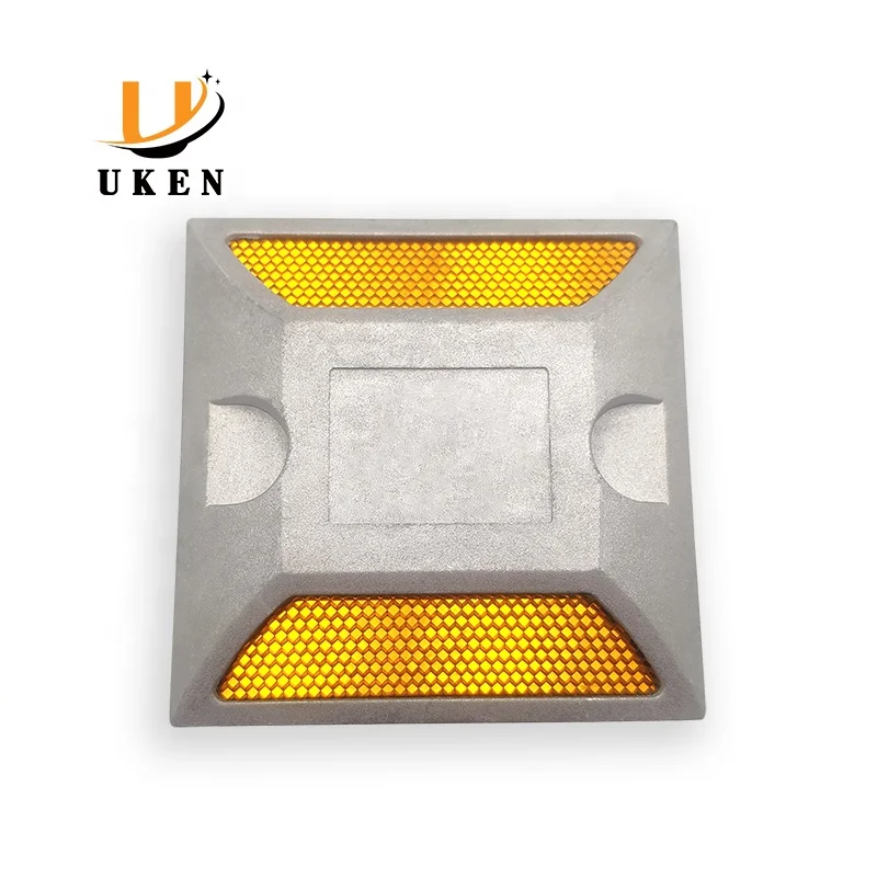 Traffic Safety High Reflection Road Cat Eye Marker Highway Aluminium Reflective Road Reflector Road Stud with Thorn