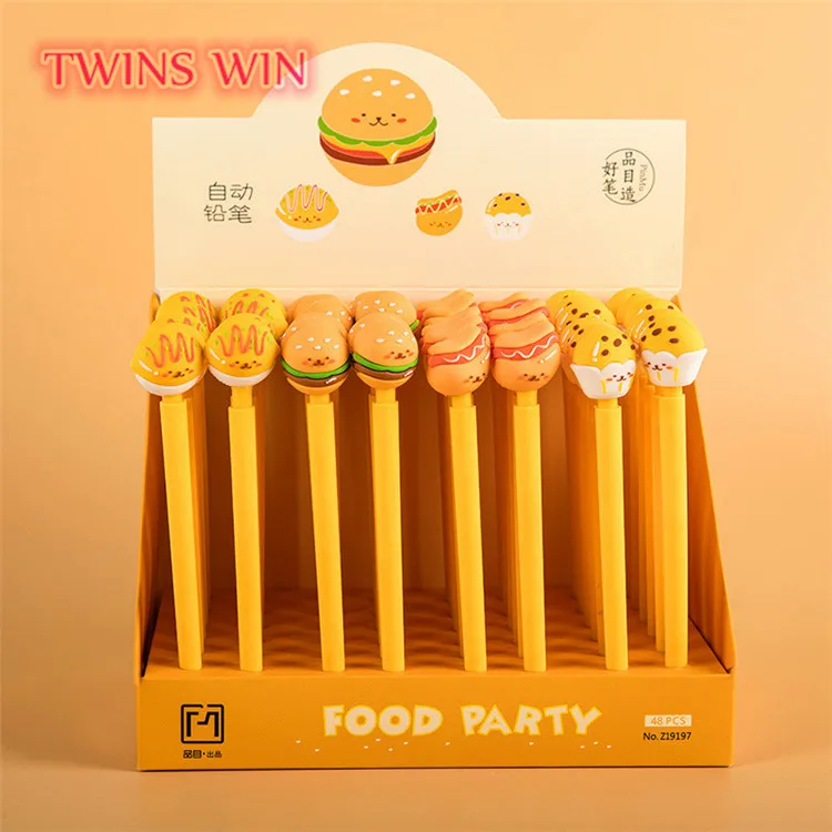 China Stationary Cute Hamburger Shape Mechanical Pencils Set  472