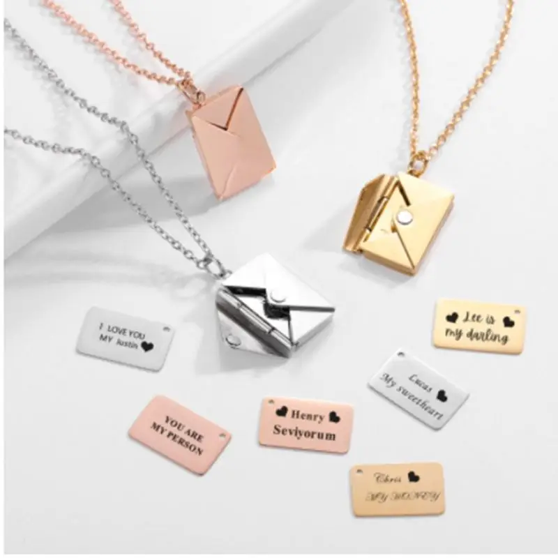 Rope Chain Engraved Personalized Custom 