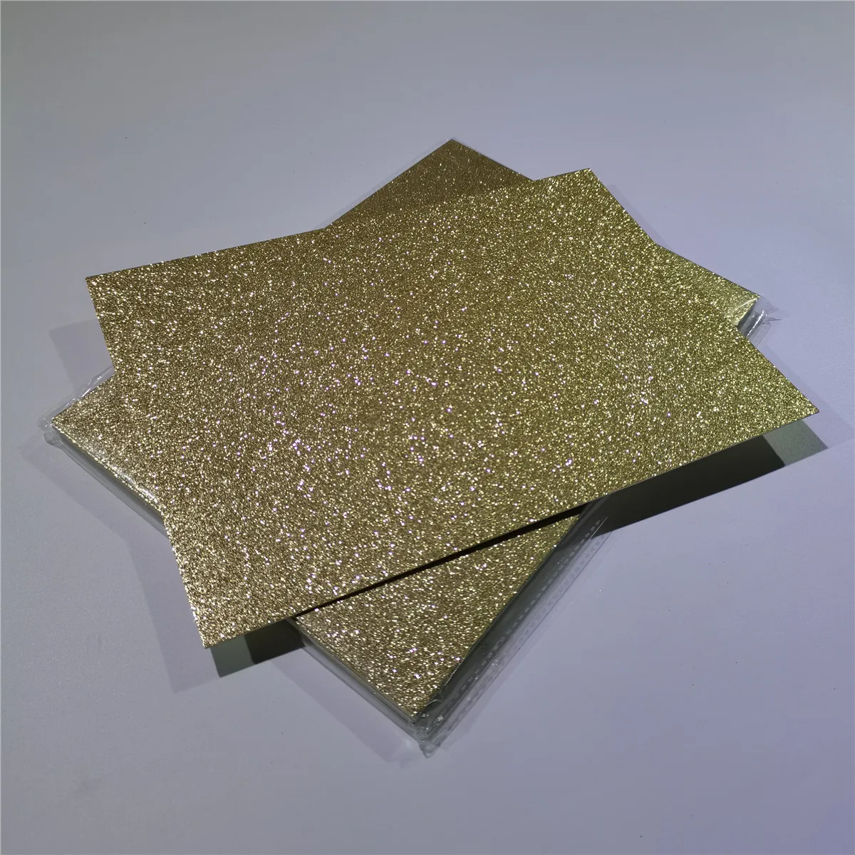 5/10Pcs Gold Cardstock Paper Double Sided Gold Glitter Paper