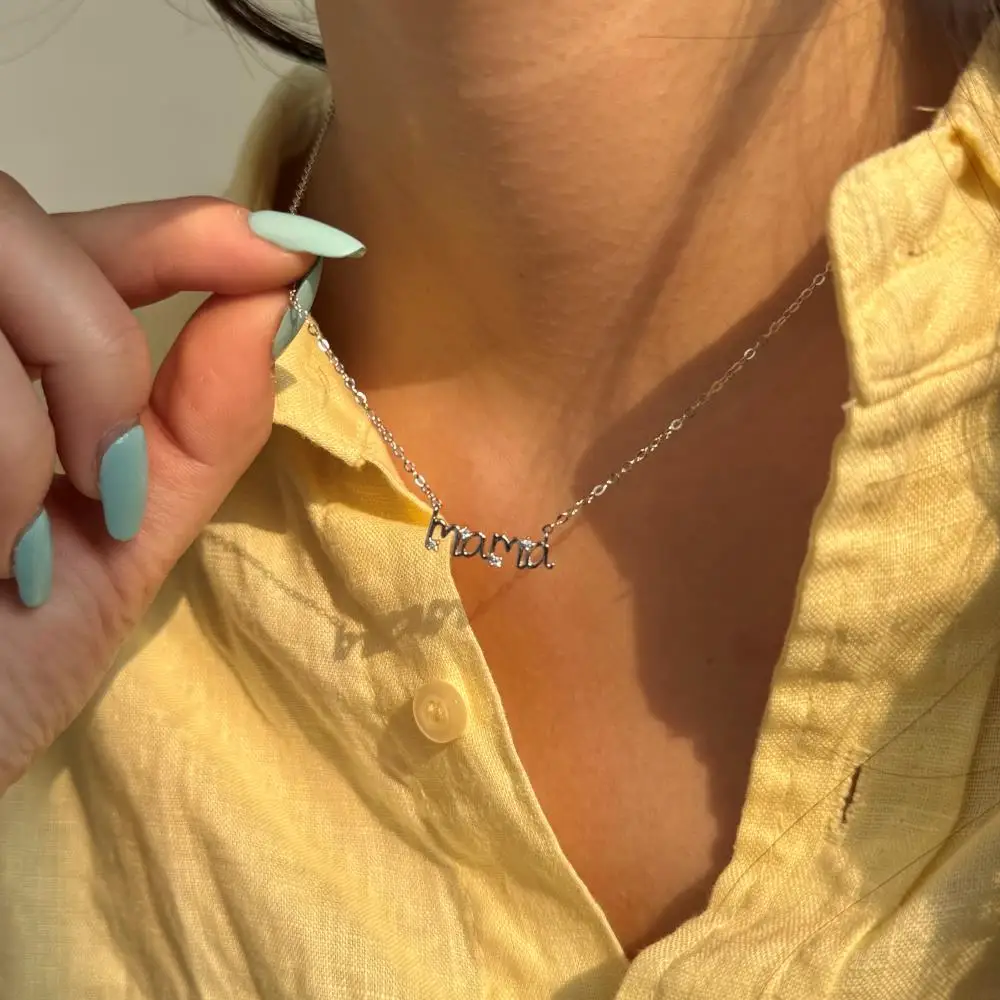 KAKODIY Festival Jewelry 925 Sterling Silver Gold Plated Letter Pendant Necklace (For Women) detail 8