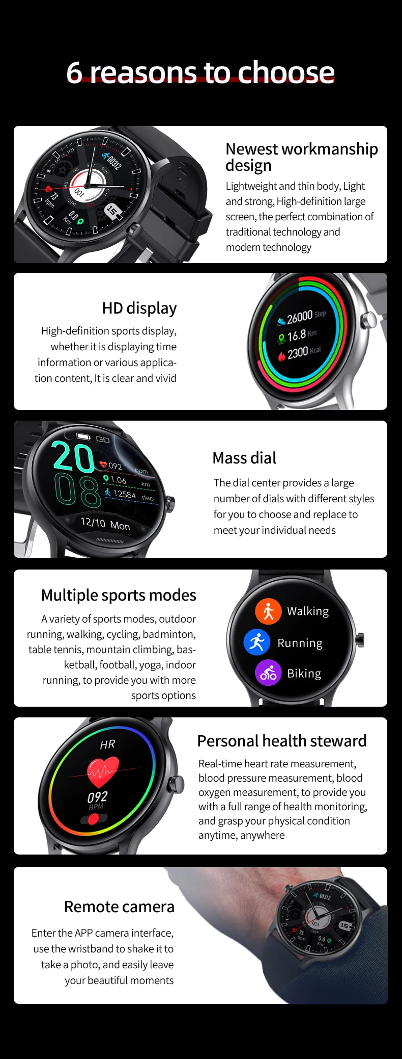 Reloj Smartwatch S33 Round Shape Women Heart Rate Monitor Call Message Reminder Smart Watch Gloryfit Apps (2).jpg