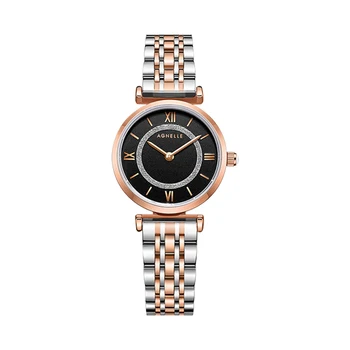 Manufacture Directly Selling Luxury Women Watch Fashion Diamond Quartz Watches with Stones Stainless Steel Waterproof Watch