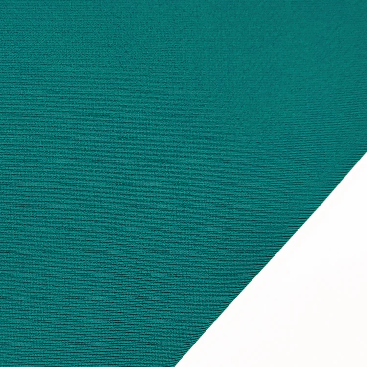High Stretch Knitted Sportswear Fabric Nylon Material, Solid Nylon Double Knit Fabric for Pants/ factory