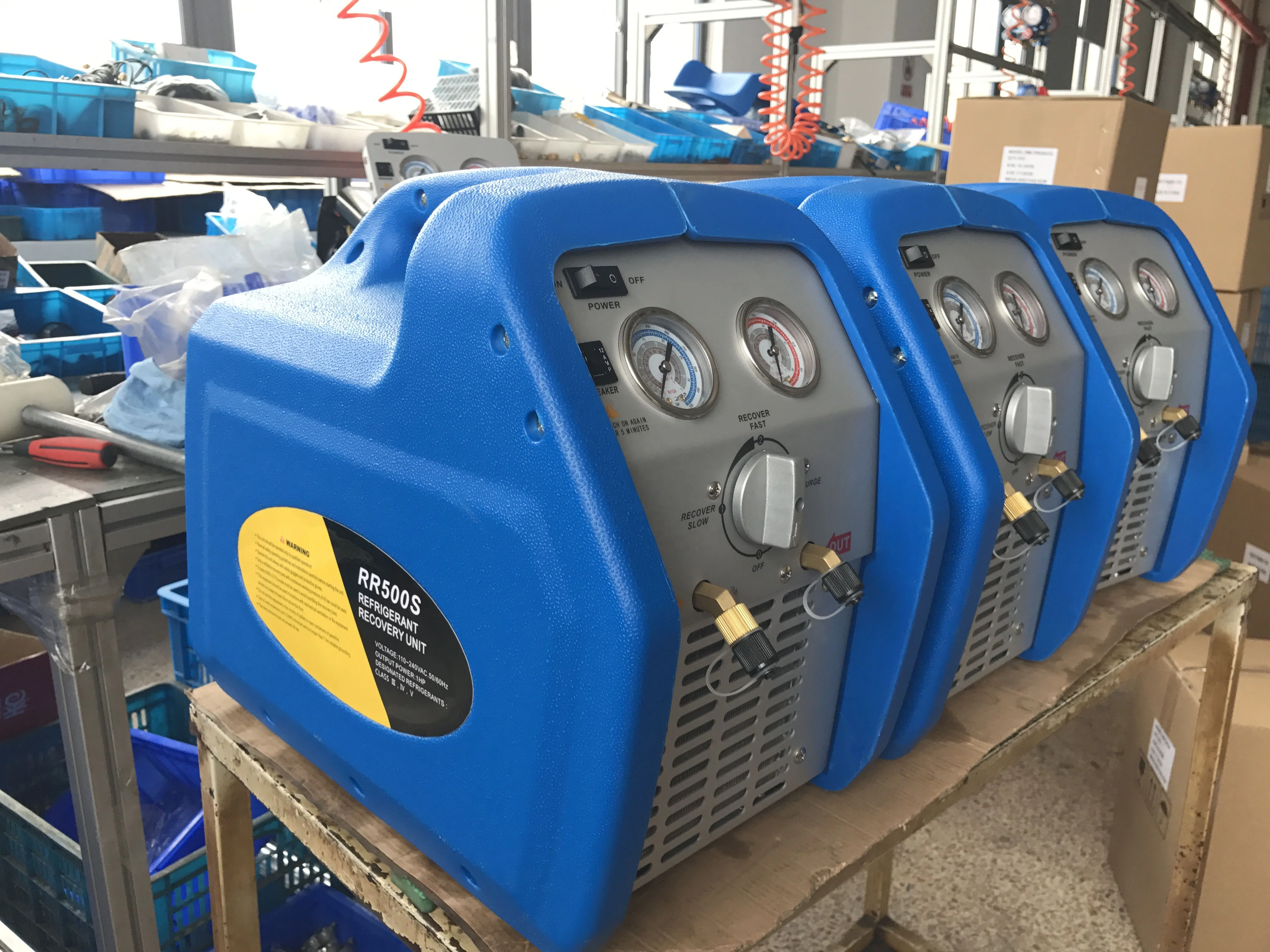 Portable 1HP Refrigerant Recovery Machine for Auto air Conditioning Maintenance R32 R410A 1234YF Refrigerants