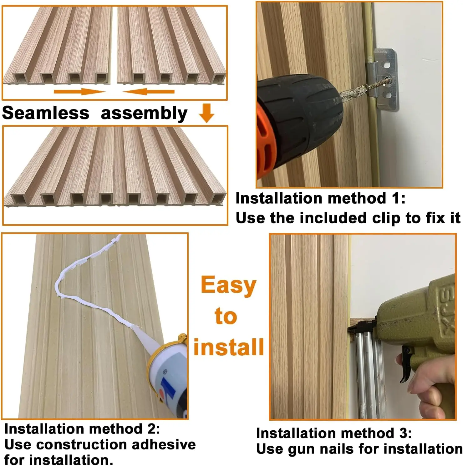 Quality PVC Material 3D Designed Ceiling Wall Panels Exterior Interior Acoustic Wall Panels for Decorative
