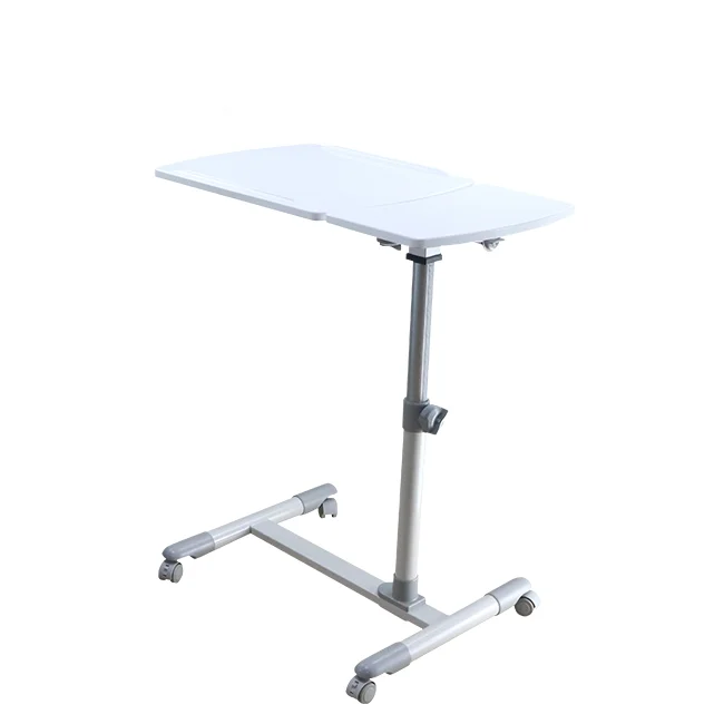 
Cheap price medical equipment adjustable height folding hospital overbed table for hot-selling 