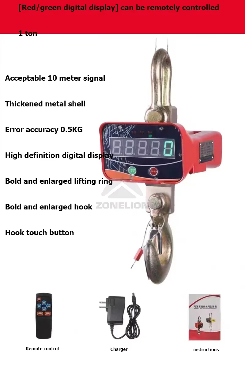 TOYO-INTL высокое качество 500KGS 1000KGS 1Ton 2Ton 3Ton 5Ton цифровые крановые весы