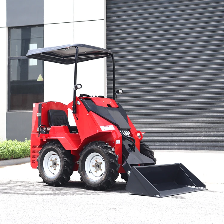 Spedizione gratuita CE EPA Economico Nuovo Piccolo Mini Piccolo Caricatore per Giardino con Caterpillar Mini Skid Steer Loader