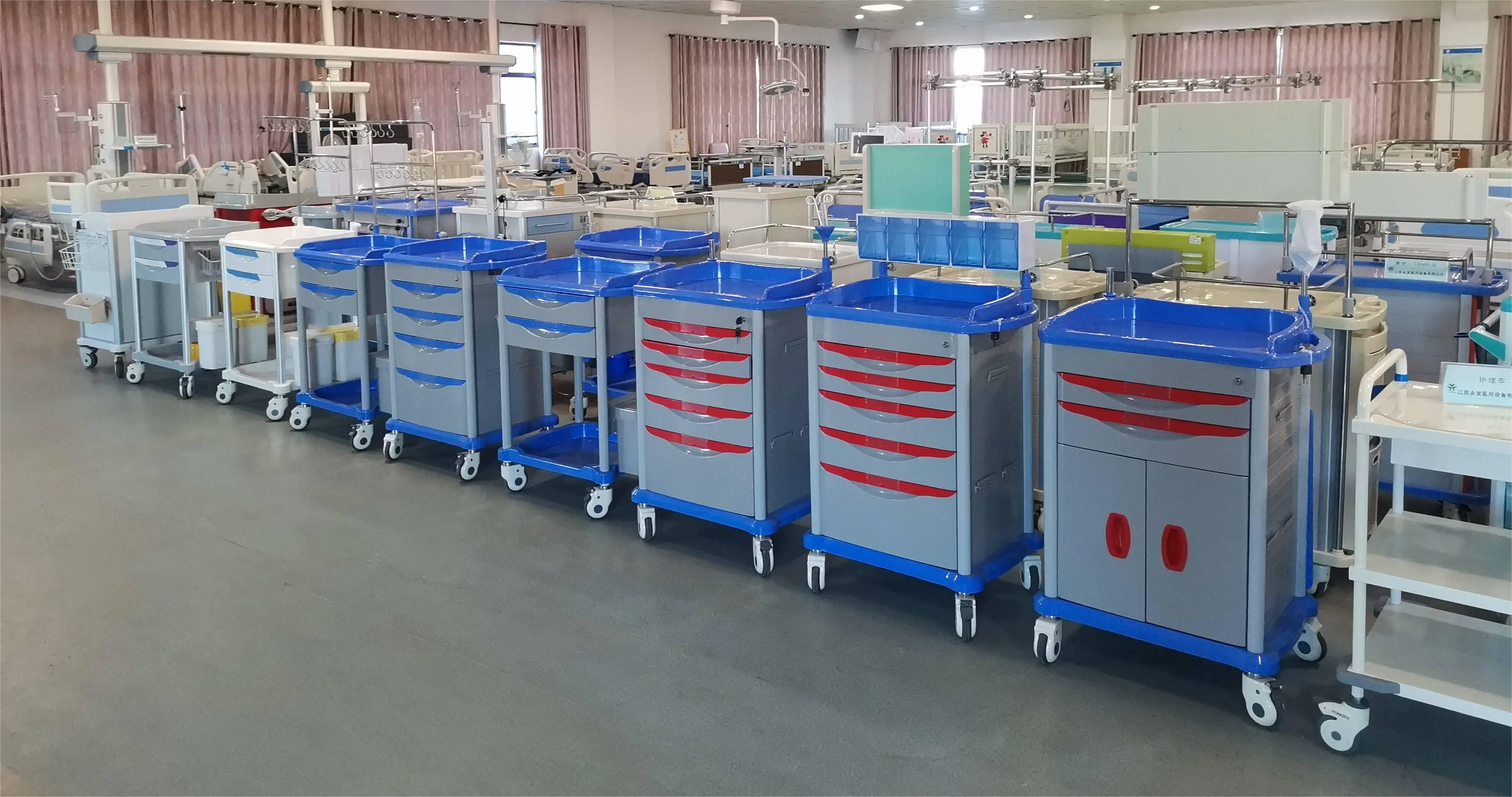 Movable  ABS Cart Anesthesia Trolley