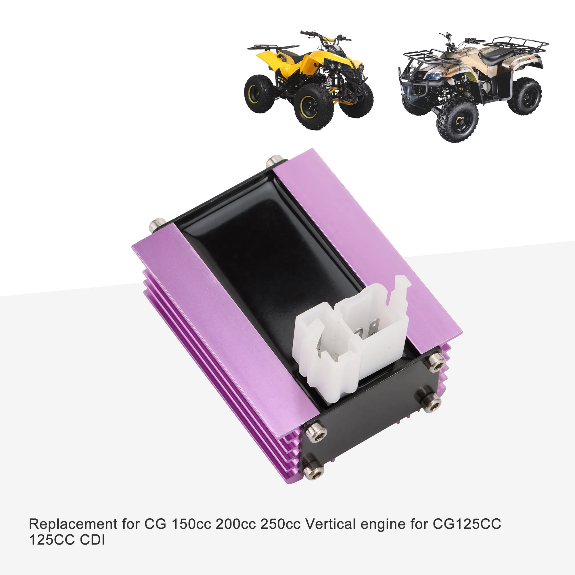 GOOFIT 6 Pin CDI Box Uni Performance Medium Enclosures Replacement for 125cc 150cc 200cc 250cc ATV Dirt Bike Go Kart