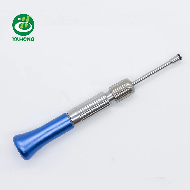 Ортодонтический металлический кронштейн с микроручкой для зубного импланта