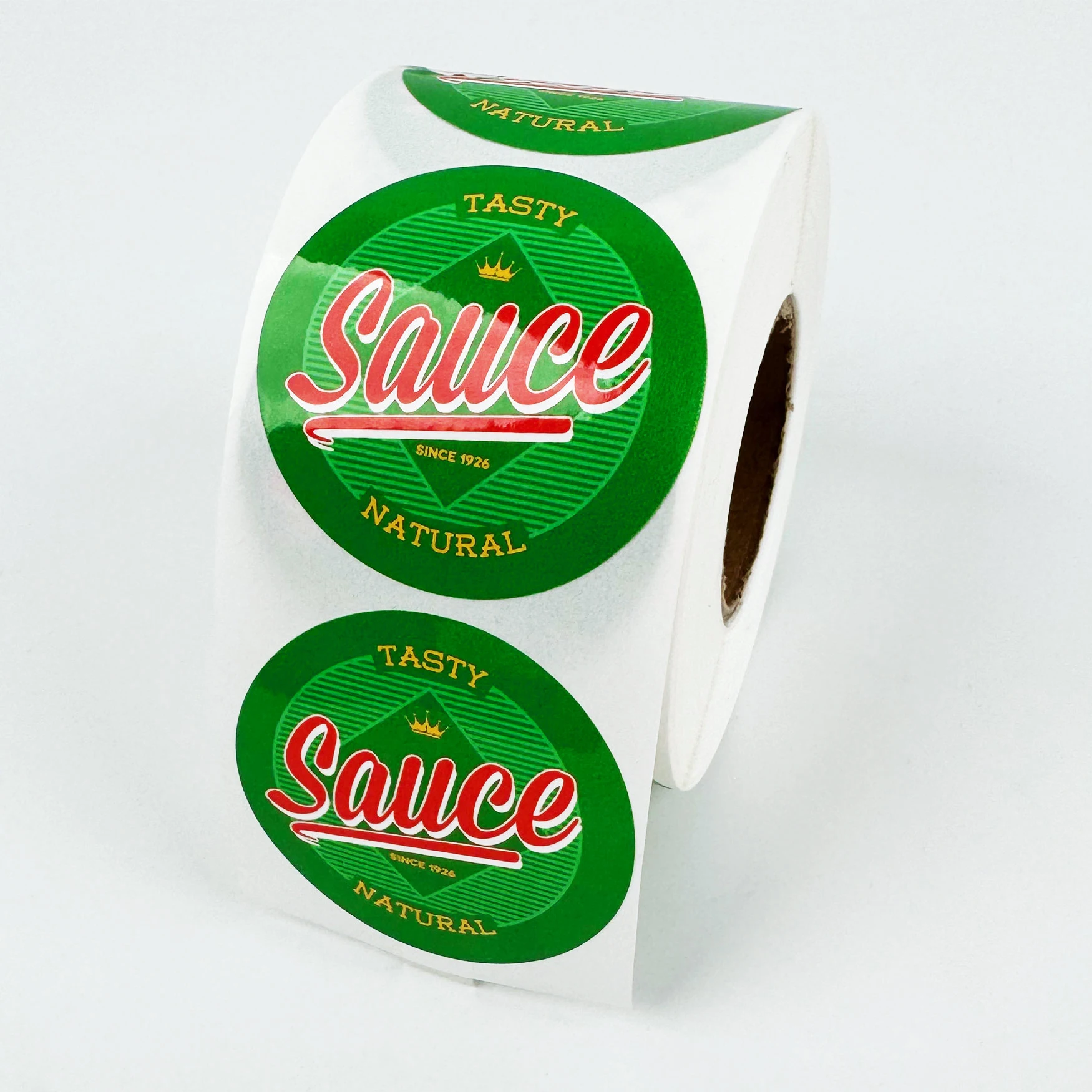 Alibaba.com: Custom Sticker Roll, Waterproof Adhesive Vinyl, Round ...