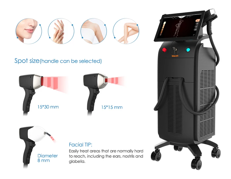 EOS ICE 2022 Professional Hair Removal Laser Machine 2000w