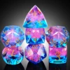 Azul y rosa con envoltorio de caramelo
