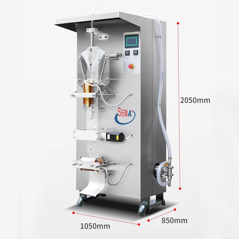 Sachet Water Machine in Europe with Film Water Sachet Making Filling Sealing Machine