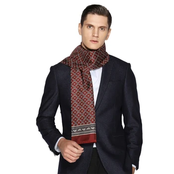 Source Designer pure silk scarf luxury plain arabic scarves for men  cashmere stylish jewish scarfs man business formal attire AA on  m.