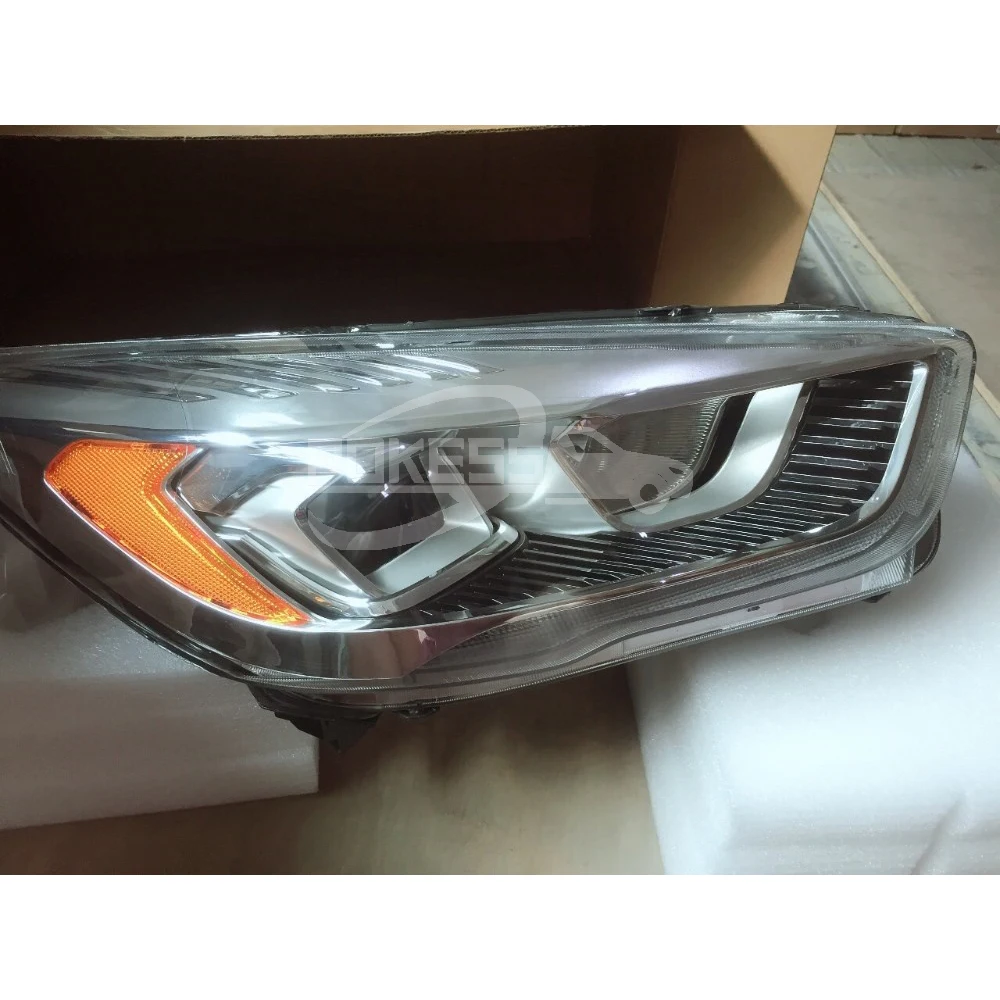 For Ford Kuga 2017 Headlight GV4113W030EE GV4113W030ED Left Black Head... — 4
