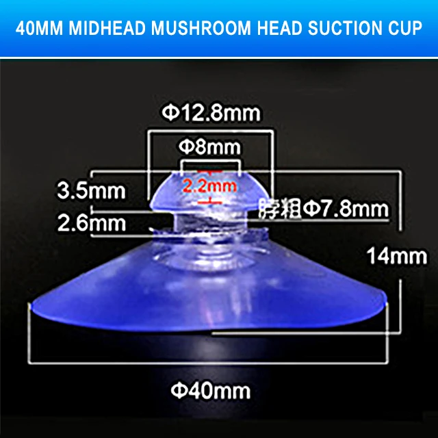 PVC Clear Bathroom Suction Cup with Top and Side Pilot Holes for Glass Table and Window Walls Customizable Cutting Processed