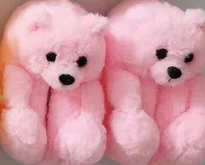 Новые поступления 2021, детские тапочки с плюшевым медведем, дешевая детская спальня, мягкая пушистая обувь с плюшевым медведем, Тапочки